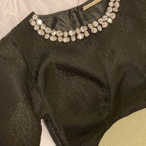 Round neck embellished Top